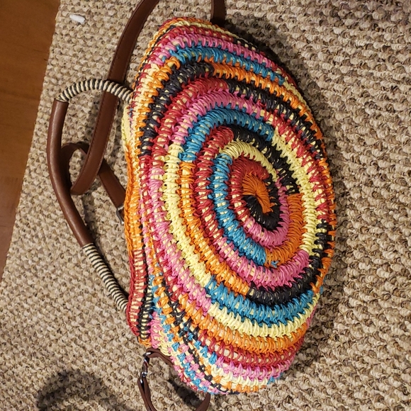 Chic boho style colorful woven bag - Picture 6 of 10